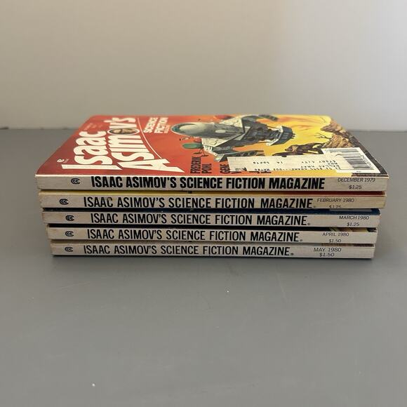 Isaac Asimov's Science Fiction Magazine Lot Mixed Year 1979-1980 Lot Of 5 “READ” - Picture 8 of 14